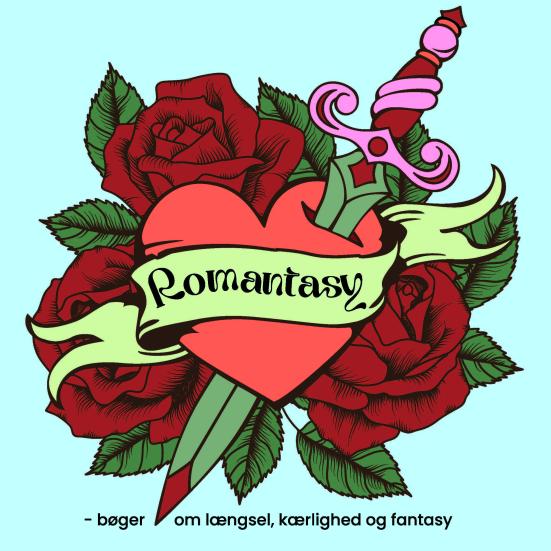 Romantasy hjerte med kniv