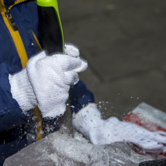 Isskulptur for børn