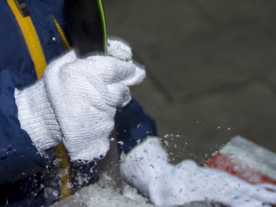 Isskulptur for børn